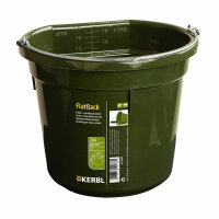 Kerbl FlatBack, blau, ca. 20ltr., Futter-u. Wassereimer