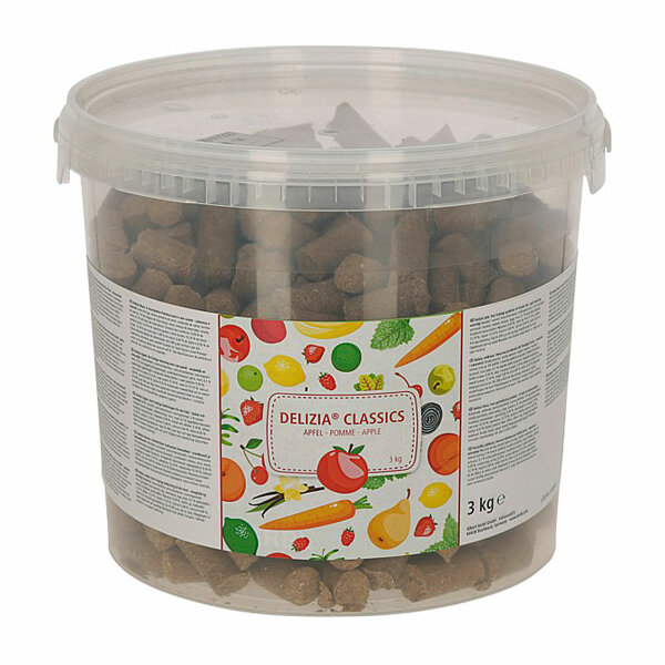 Kerbl Delizia Sweeties Pferdeleckerli aus Getreide mit Apfelgeschmack, 3kg