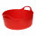 Kerbl Flexibler Trog FlexBag, rot, 15l, flache Ausführung