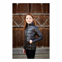 Steppjacke Covalliero Kinder, schwarz, Gr. 152/158