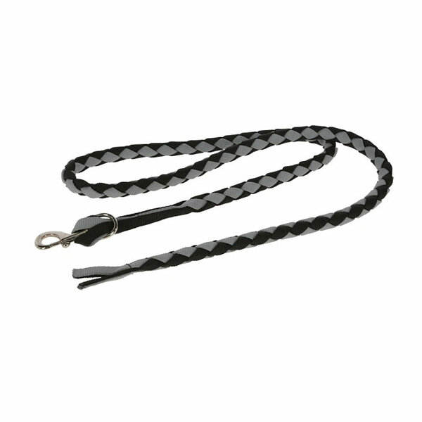 Kerbl American Lead Rope 2,5m schwarz/grau