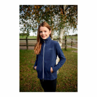 Fleecejacke Covalliero Kinder marineblau, Gr. 140/146