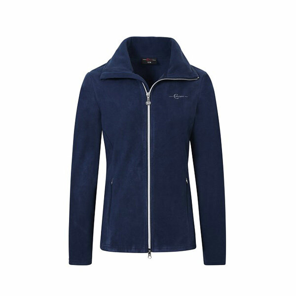 Fleecejacke Covalliero Damen marineblau, Gr. M