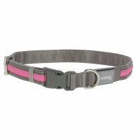 Kerbl Light & Reflex Leuchthalsband, pink, S/M