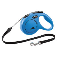 Kerbl Flexi Leine New Classic XS, 3 m, Seil, bis 8kg blau