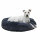 Kerbl Kuschelbett Fluffy hellgrau, Ø60cmx18cm