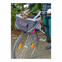 Kerbl Fahrradtasche Vacation schwarz/rot, 38x25x25cm