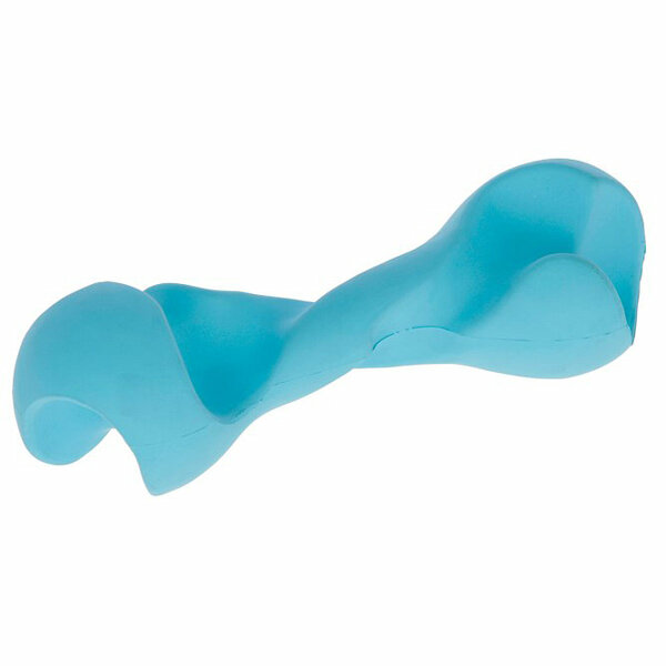 Kerbl Knochen XL aus Vollgummi,blau, 21,5cm