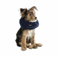 Kerbl Hundehalskrause, aufblasbar, blau, Halsumfang 25-35cm