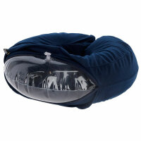 Kerbl Hundehalskrause, aufblasbar, blau, Halsumfang 25-35cm