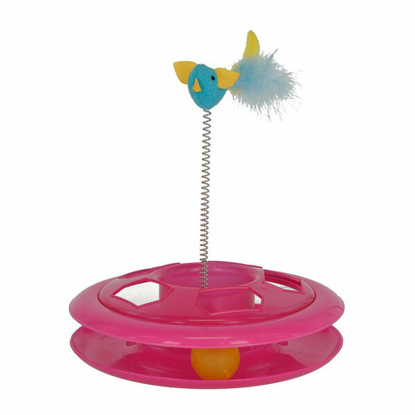 Kerbl Speedy Wheel Katzenspiel- zeug ø 26 cm, pink