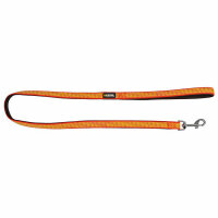 Kerbl Leine reflektierend schwarz/orange, 15mmx100cm