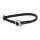 Kerbl Rundleder-Halsband Roma mit Stopper 45cm, 8mm,schwarz