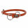 Kerbl Rundleder-Halsband Roma mit Stopper 45cm, 8mm,cognac