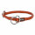 Kerbl Rundleder-Halsband Roma mit Stopper 45cm, 8mm,cognac