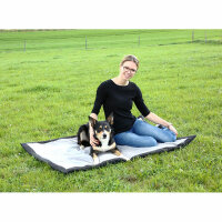 Kerbl Hundematte Trip 140x100x4cm, grau/schwarz