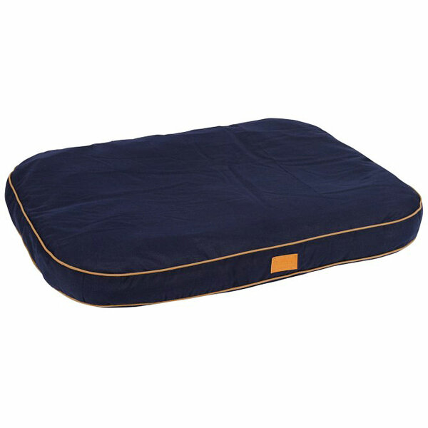 Kerbl Liegekissen Jerome, navy-cognac, 80x60x6cm