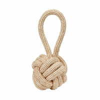 Kerbl Ball am Seil XL Jute/Baumwolle Ø 12 x 31 cm