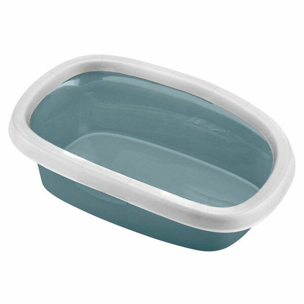 Kerbl SPRINT Katzentoilette m. Rand 58x39x17cm blau