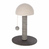 Kerbl Kratzsäule Funghi, grau 30 x 30 x 42 cm,