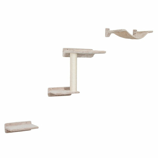 Kerbl Kletterwand Zugspitze für Katzen, 5-teilig, beige