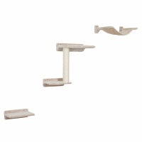 Kerbl Kletterwand Zugspitze für Katzen, 5-teilig, beige