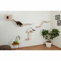 Kerbl Kletterwand Mount Everest für Katzen, 9-teilig, beige