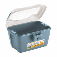 Kerbl Mini Gulliver Transportbox für Kleintiere, blau, 40x30x24cm