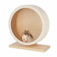 Kerbl Hamsterlaufrad aus Holz/Kork Ø 22cm