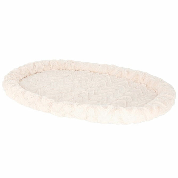 Kerbl Kuschelbett für Hunde und Katzen, 54 x 45 x 6cm, beige