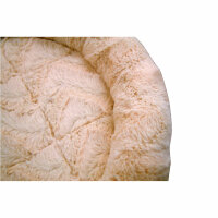 Kerbl Kuschelbett für Hunde und Katzen, 54 x 45 x 6cm, beige