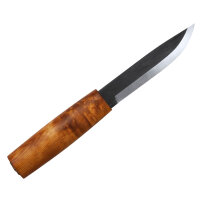 Helle VIKING 96 mit Carbonstahlklinge, Griff aus...