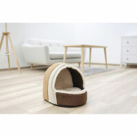 Kerbl Kuschelhöhle AMY, 35x33x32cm braun/beige