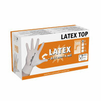 Kerbl Einmalhandschuhe Latex Top ungepudert, 100 St., Gr. S