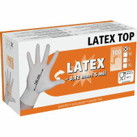 Kerbl Einmalhandschuhe Latex Top ungepudert, 100 St., Gr. S