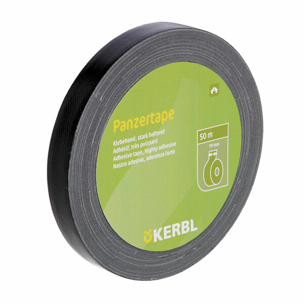 Kerbl Panzerklebeband 50mm x 50m, schwarz