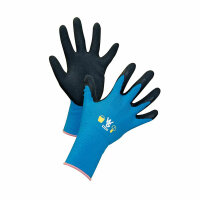 Kerbl Kinderhandschuh TOWA aquamarin 8-11 Jahre, latexbeschichtet