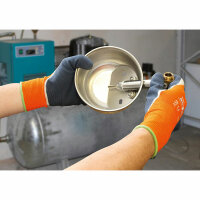 Kerbl Handschuh ActivGrip XA325 Gr.7 orange, doppelt Latex getaucht