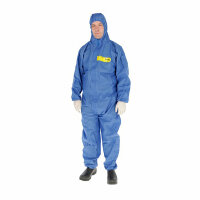 Kerbl CoverBase Overall Gr. L, blau Chemieschutz 3-lagig,...