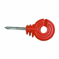 Kerbl Ringisolator kompakt, rot kurze Stütze, 50er Pack