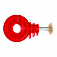 Kerbl Ringisolator kompakt, rot kurze Stütze, 50er Pack