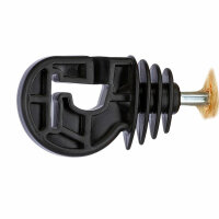 Kerbl Premium Kombi-Ringisolator schwarz, 35 Stk. im HB