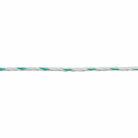 Kerbl PremiumLine Weidezaunseil,400m 6x0,20Niro+3x0,25Cu, orang/bra