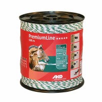 Kerbl Litze PremiumLine, 250m, weiß/grün, 3x0,2Niro,3x0,25 Cu