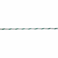 Kerbl Seil Prem.Line, 200m, 6,5mm, weiß/grün, 6x0,2 Niro,3x0,25Cu