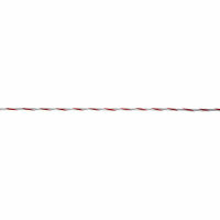 Kerbl Litze TopLine Plus, 300m, weiß/rot, 3 x 0,3mm TriCOND