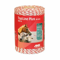 Kerbl Litze TopLine Plus, 300m, weiß/rot, 3 x 0,3mm TriCOND