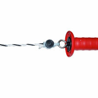 Kerbl Seil TopLine Plus, 400m, 6mm, weiß/rot, 6 x 0,3mm TriCOND