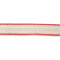 Kerbl Band Top Line Plus 400m, 20mm 5x0.30TriCond, weiß/rot