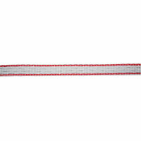 Kerbl Band Top Line Plus 400m, 20mm 5x0.30TriCond, weiß/rot